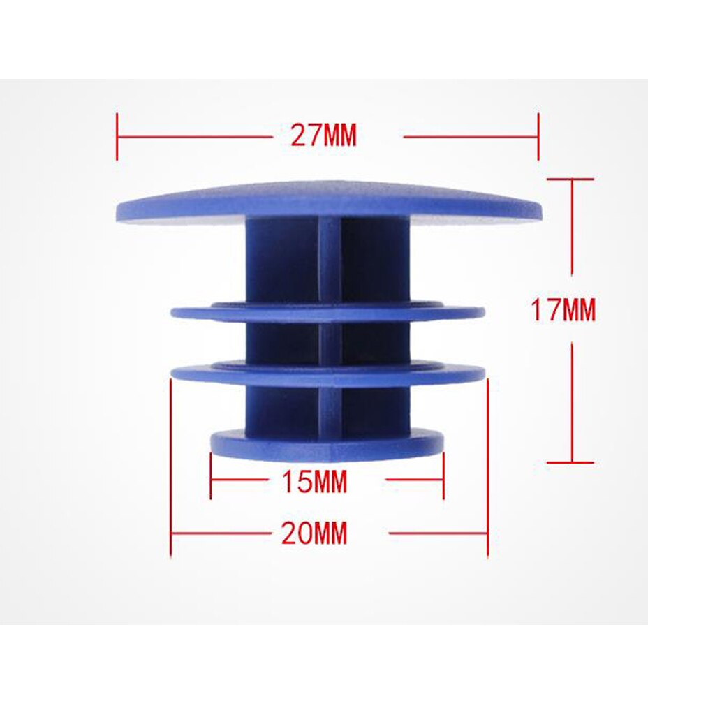 1 Pair Bike Handlebar Bar End Plugs Caps PE Bicycle Parts for Mountain BMX MTB Cycling 7 Colors 27mm