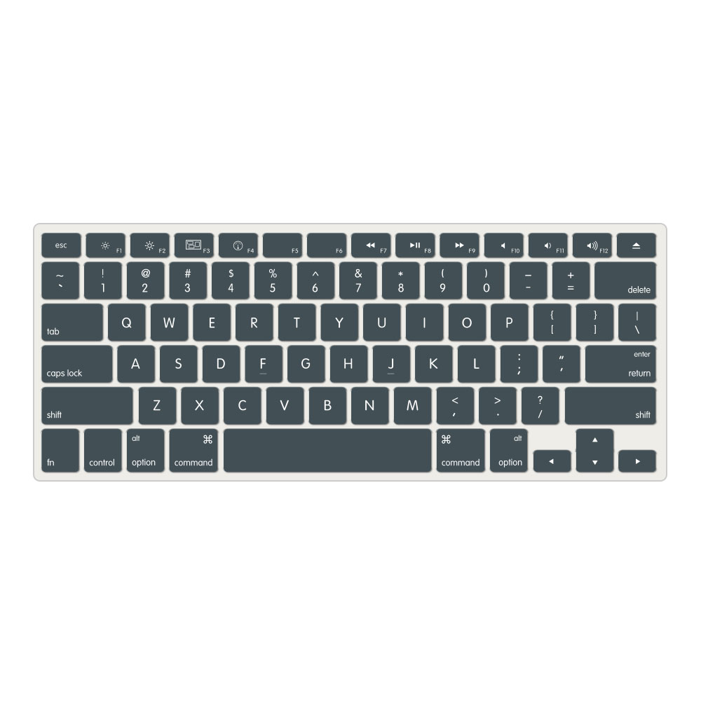 Cubierta para teclado Air 13, Protector de silicona impermeable, para Macbook Air M1, 13, , A2337, A2179: Gray