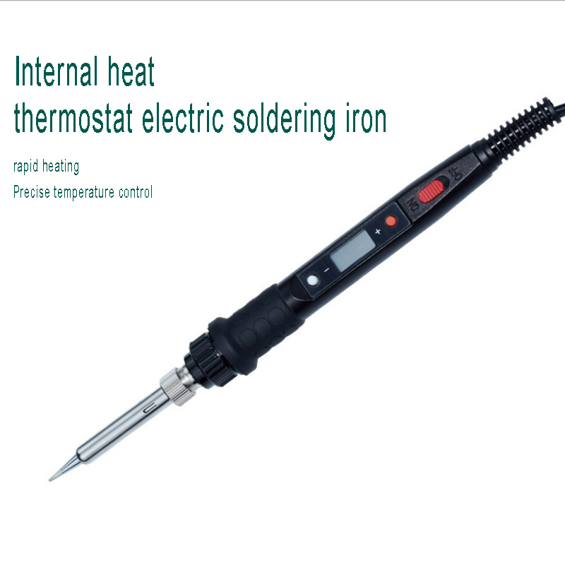 80W Digital Electric Rubber Handle Soldering Iron 7 Kit Set 220V 110V 240V US/EUR/CHN/UK Standard