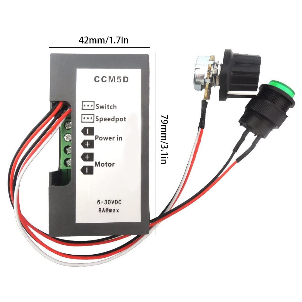 Motor Speed Controller Dc CCM5D Digitale Display Led Pwm Traploze Verstelbare Schakelaar Motor Controller Speed Regulator