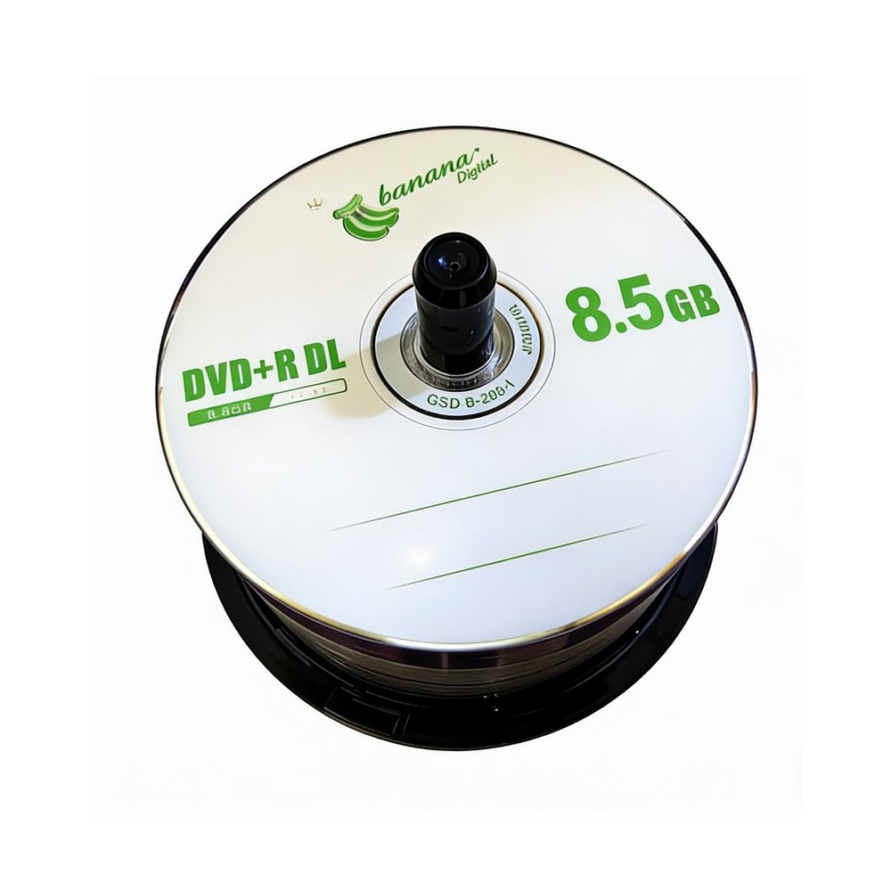 , DVD + R DL, 8,5 GB, doble capa, D9, 8X, 240min, 10 unidades/lote,