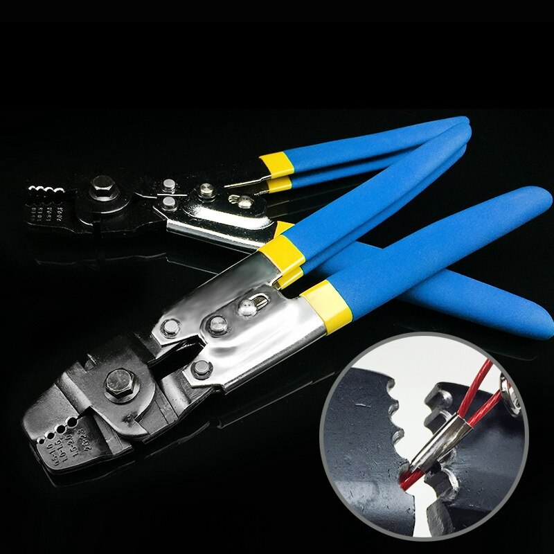 Fishing Crimping Plier Crimping Fishing Swaging Tool Heavy Duty Wire Rope Crimp Tool