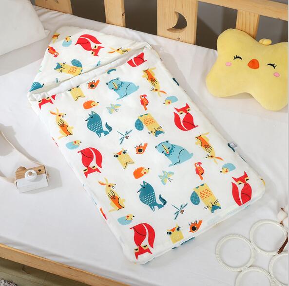 Baby slaap zak Catoon Kids Hooded Strandlaken Deken Baby Spullen Voor Pasgeborenen Verpleging Multifunctionele YMM040: YMM040H-45X85cm