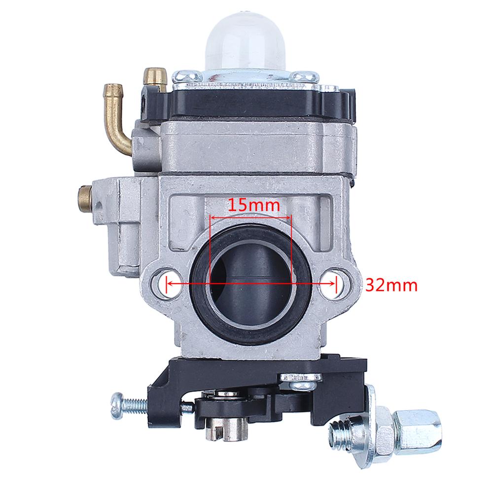 Carburetor Carb Valve Check For MITSUBISHI TL43 TL52 TU43 TU52 TL Brush Cutter Grass Trimmer Blower 43cc 52cc Engine
