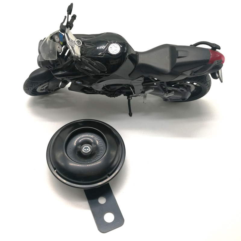 105db Motorfiets Monofone Hoorn Scooter Beugel Voor Motorfiets Elektrische Fiets Zwart