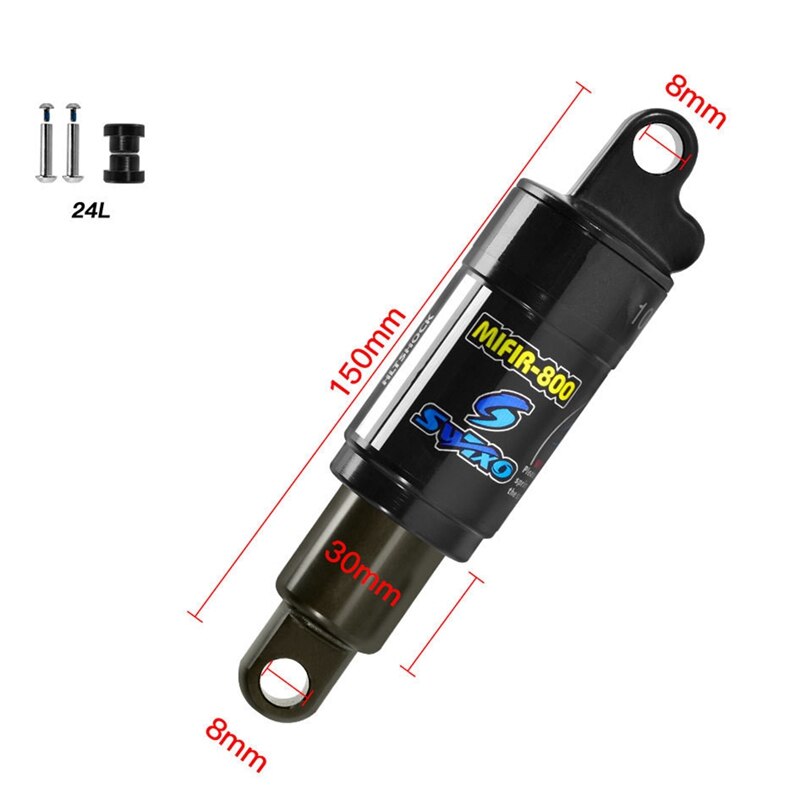 SWTXO Mountain Bicycle Rear Shocks 850/1000 Lbs Oil Spring Shock for E-Bike Snow Bike