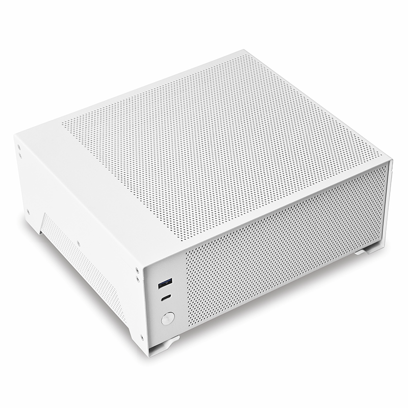 Metalfish  t10 Mini-itx-gehäbenutzen, 4.8l kleine bürogehäbenutzen, unterstützt integriertes flexibles netzteil, /70mm hoch-coiler-/oculink-erweiterungskarten