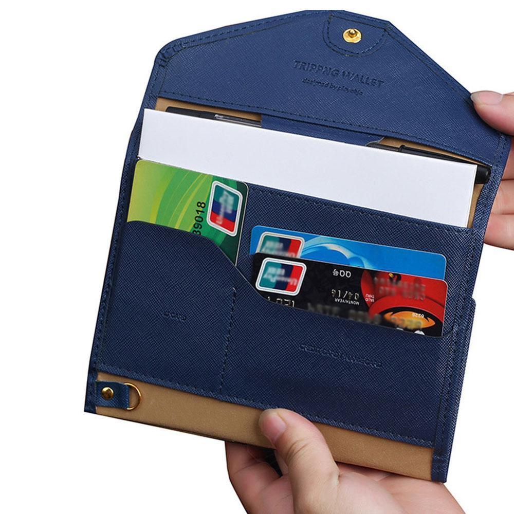 Passport Holder Travel Wallet Bag ID Card Document Case Organizer bagFashion wallet