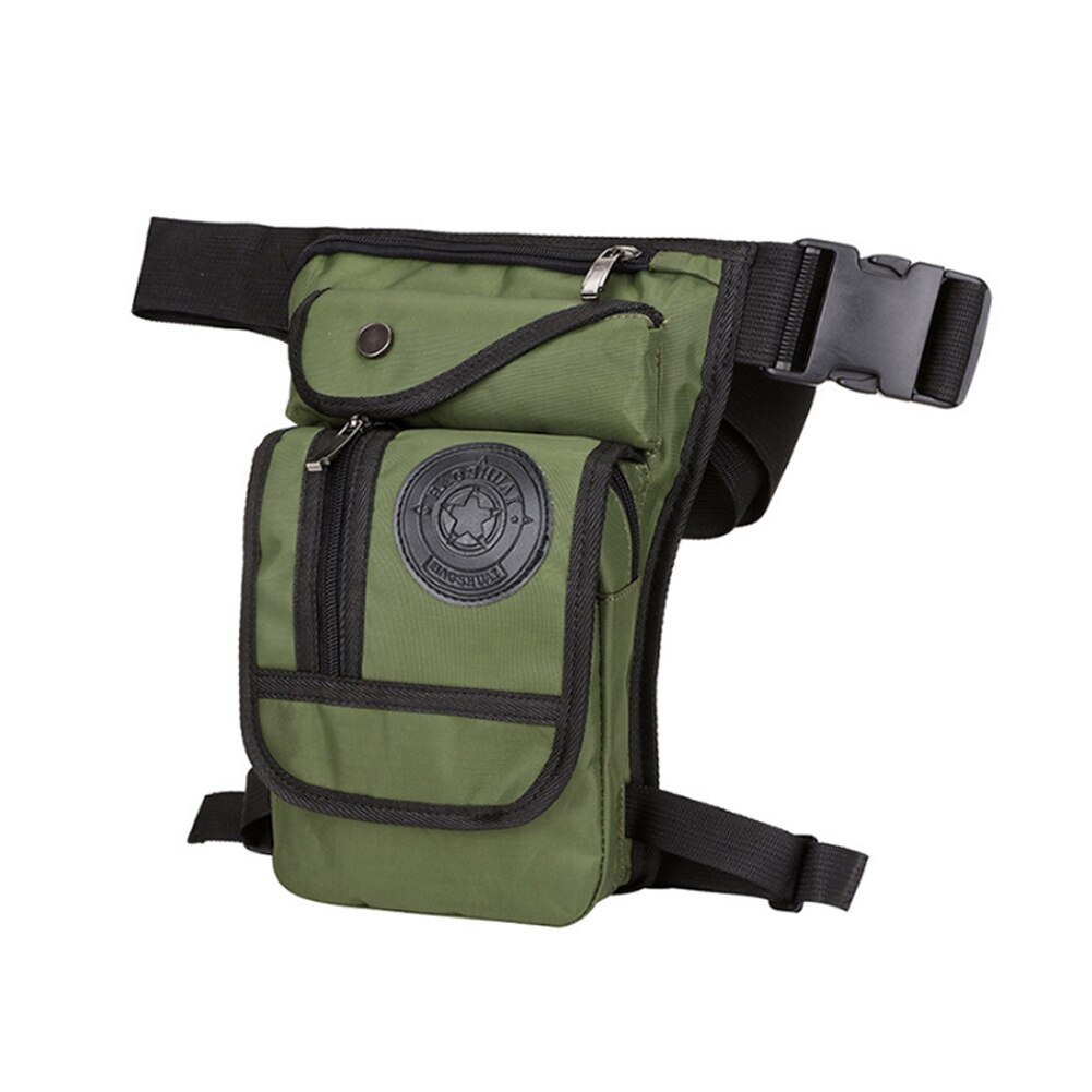 1 Pcs Men Leg Waist Bag Nylon Portable Waterproof for Sport Outdoor Riding Climbing BHD2: green