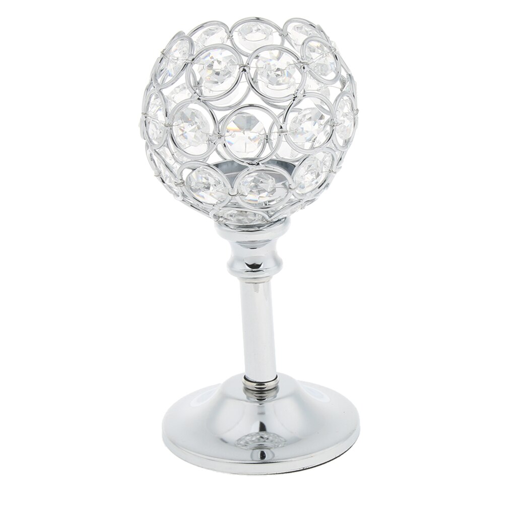 Bruiloftsfeest kristallen kandelaar kaarsenhouder theelichthouder tafelblad middelpunt eetkamerdecoratie