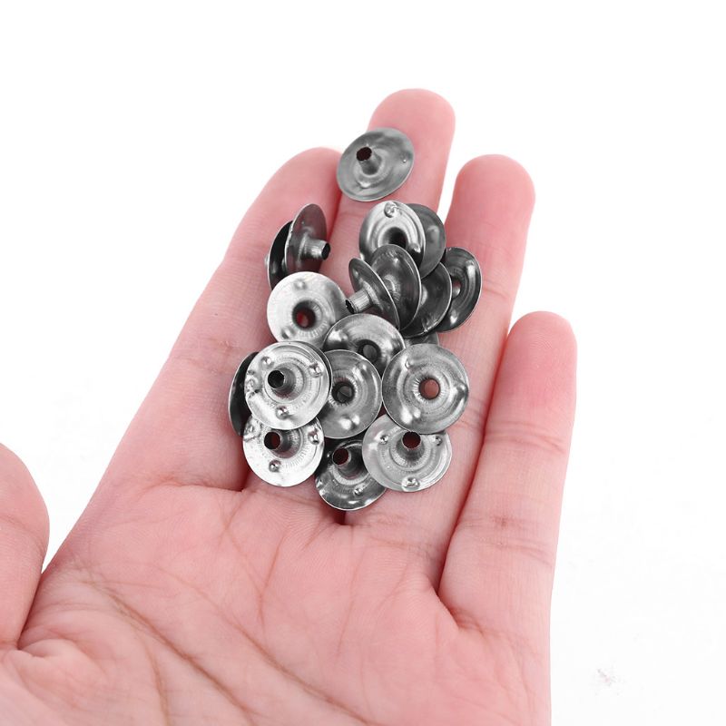 100/200 stuks metalen houder voor kaarsenlonten, zilverkleurig, voor het maken 12.5*2.5mm
