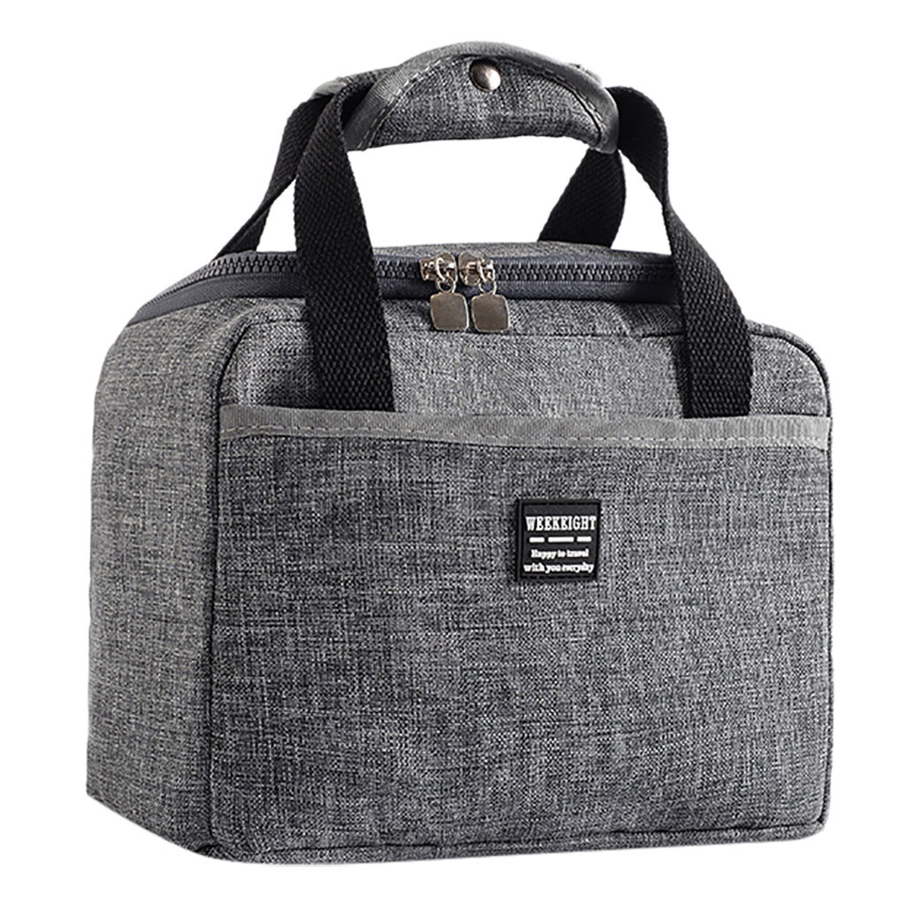 Thermische Geïsoleerde Lunch Box Voor Vrouwen Mannen Koeltas Tote Pouch Lunch Container Voedsel Draagbare Zachte Waterdichte Picknick Bento 4.19