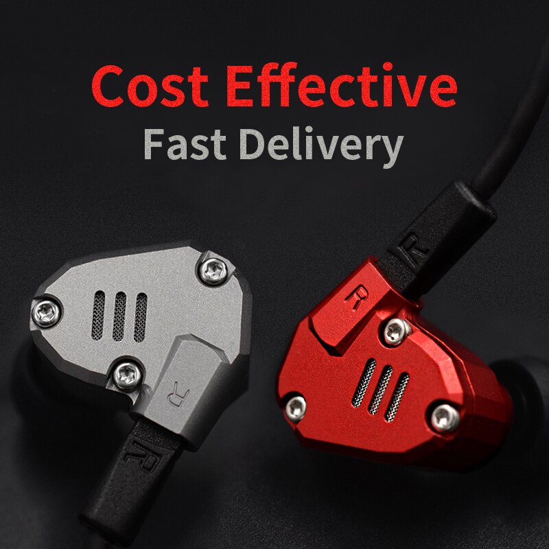 KZ-Auriculares con controladores 2DD + 2BA, monitores estéreo HIFI, deportivos, con tecnología híbrida, cancelación de ruido, para juegos, KZ ZS6 8