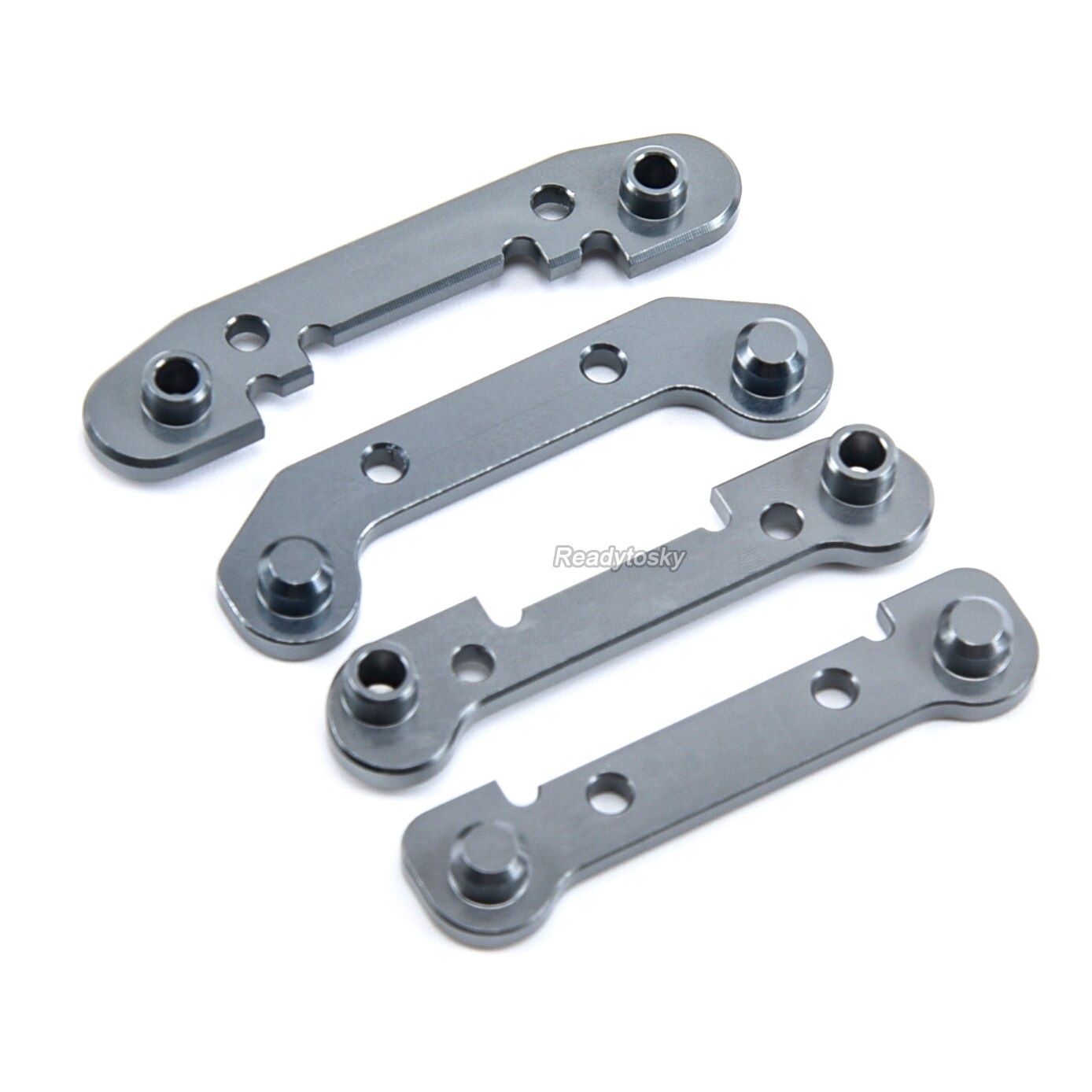 Upgrade Metal Reinforced Swing Arm RC Car Model Replace Set for 1/14 1:14 Wltoys 144001 / 1/12 Wltoys RC Car Accessories Parts: Titanium