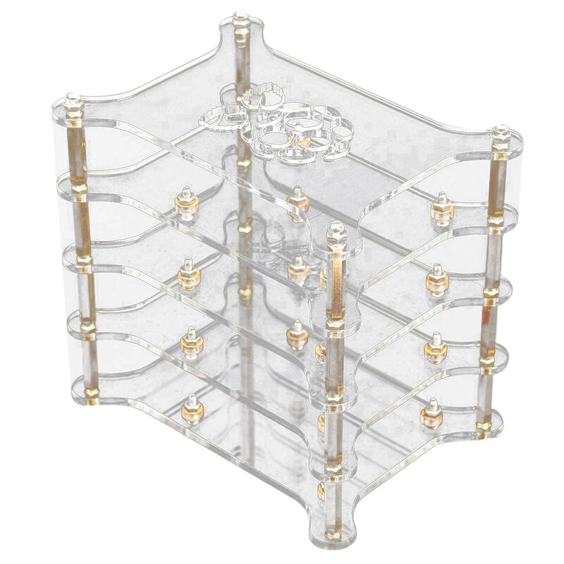 Acrylic Shell Dog Bone Box for Raspberry Pi 3 Model B 3B Plus 2B 4B