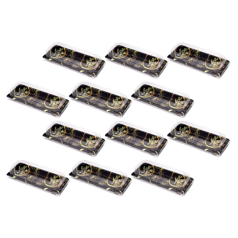 20Pcs Japanese Sushi Packing Box Restaurant Carryout Sushi Holder