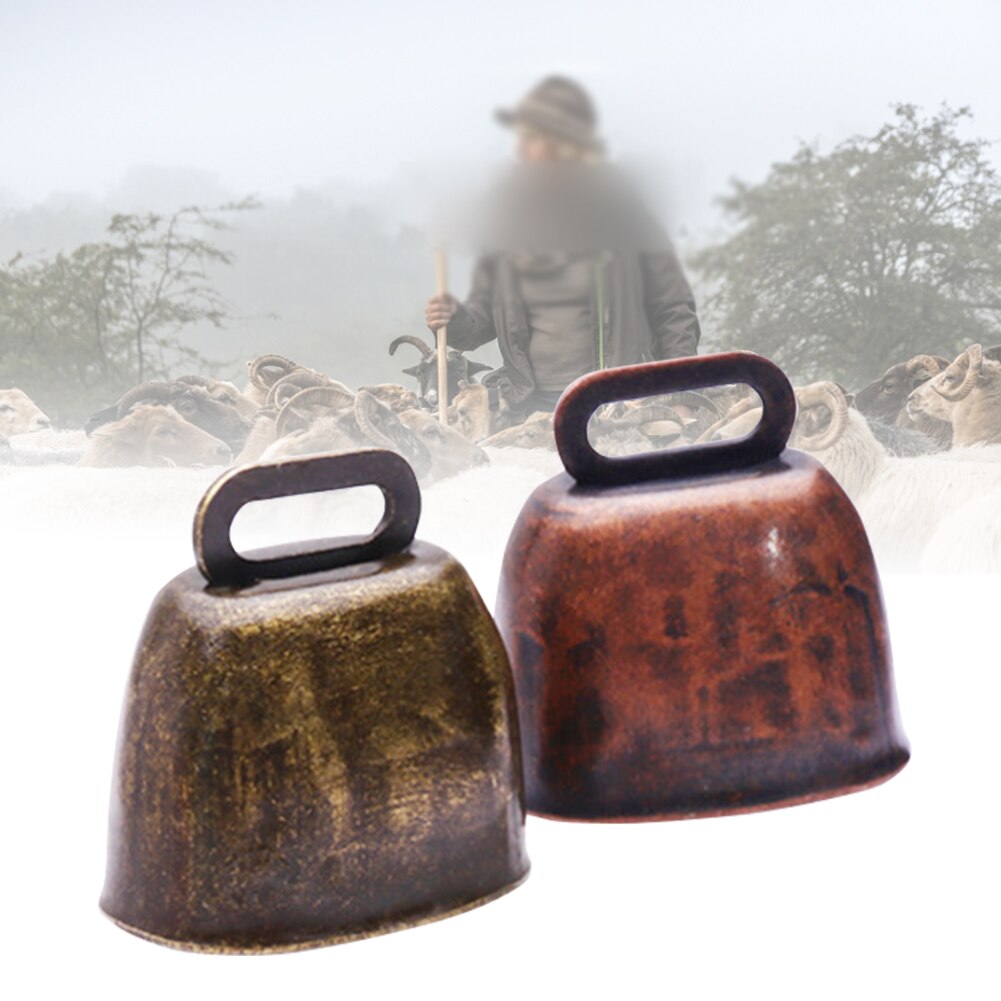 Cattle Farm Husbandry Retro Cow Horse Livestock Animal Pet Grazing Bell Metal Decorations Prairie Anti Lost Spread Loud Crisp