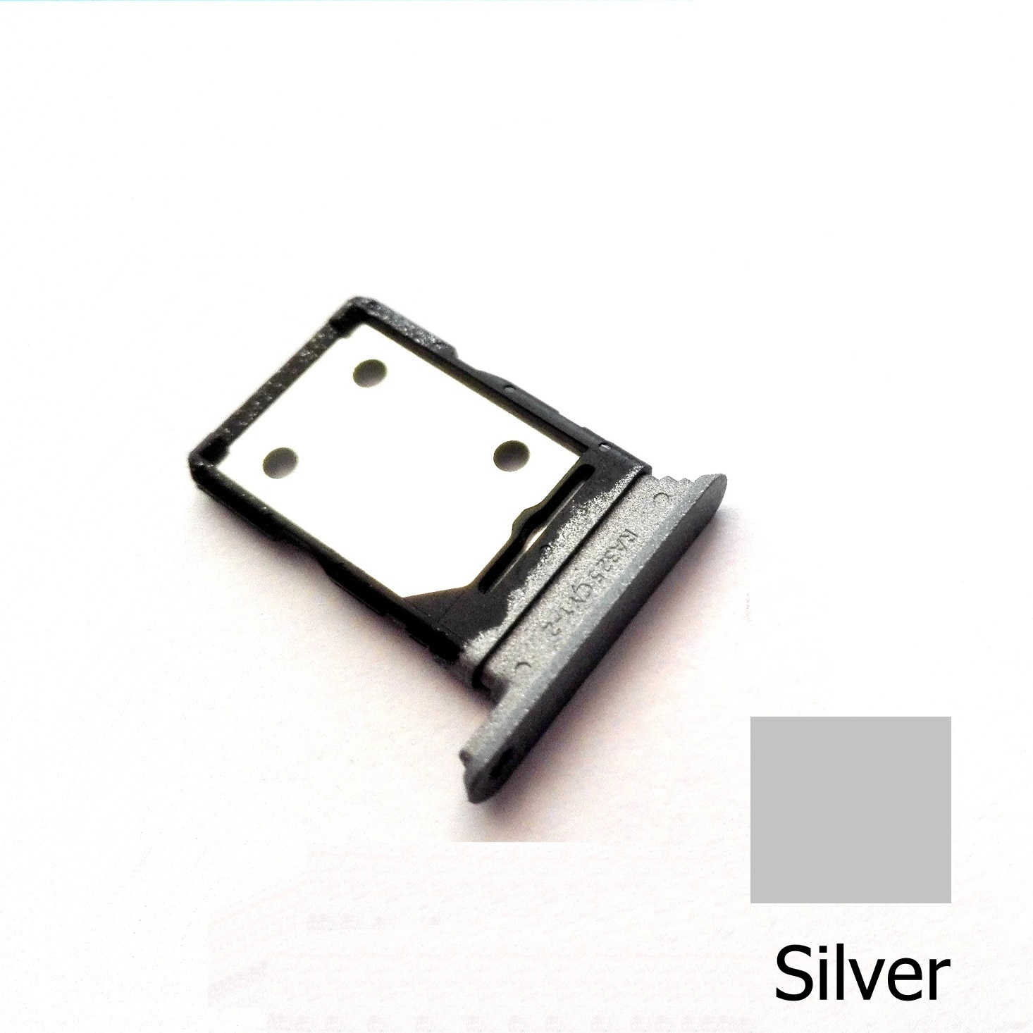 SIM Karte Tablett Für OPPO Realme X3 SuperZoom Sim Karte Slot Tablett Halfter Adapter Ersatz Teile: Silber-