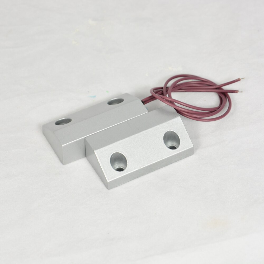 Zinc Alloy Door Contact Sensor For Metal Fire Control Door Normally Close Signal Output Magnetic Switch Position Limit detector