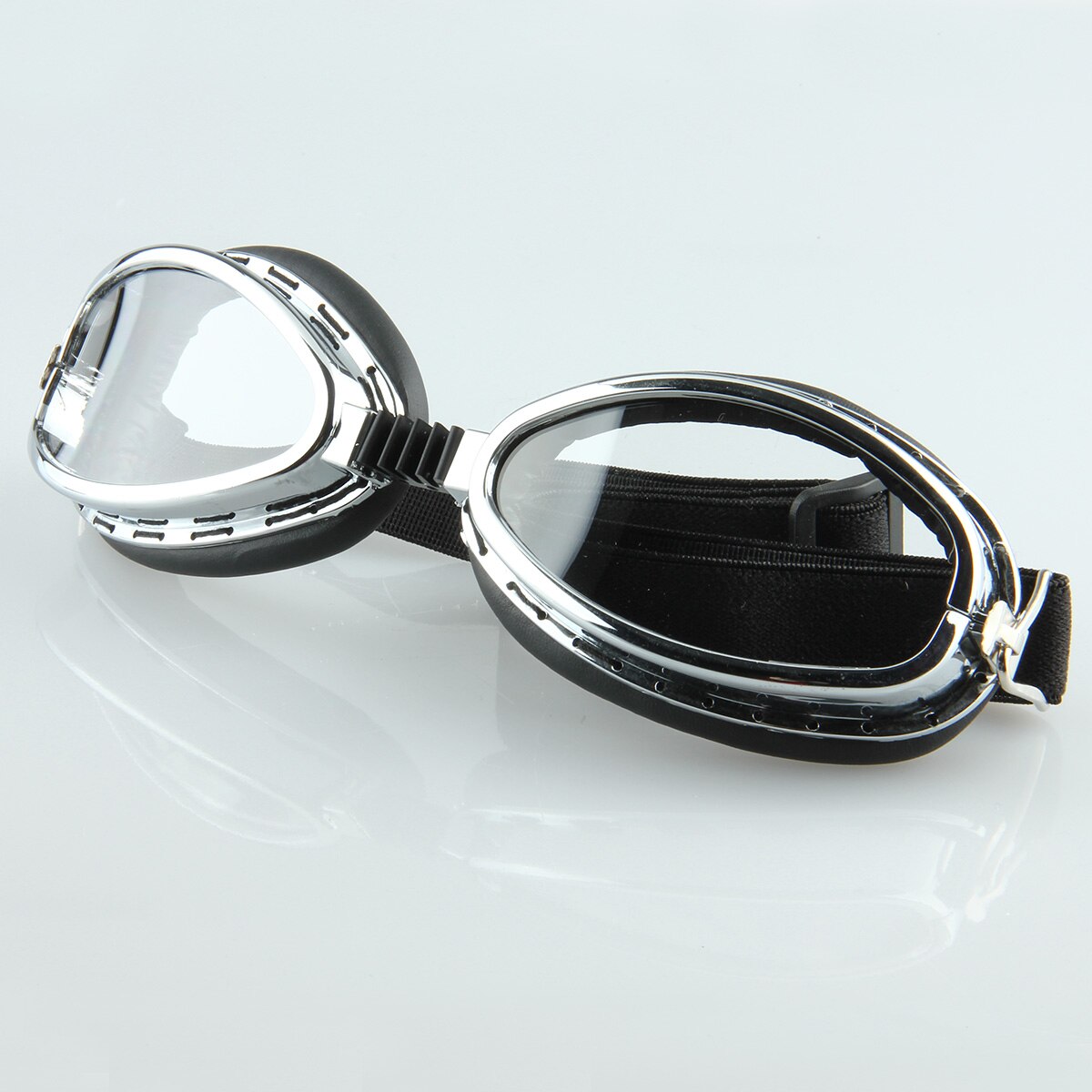 Motorcross Goggles Ski Snowboard Goggles Voor Harley Fietsen Outdoor Zonnebril Motorhelm Transparante Glazen Accessoires: Transparent