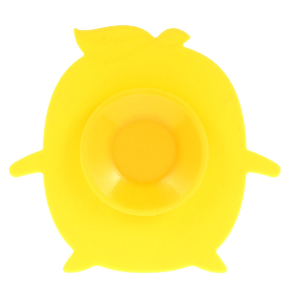 1pc bébé alimentation bol tapis antidérapant ventouse bol tasse vaisselle fixation tapis: Yellow
