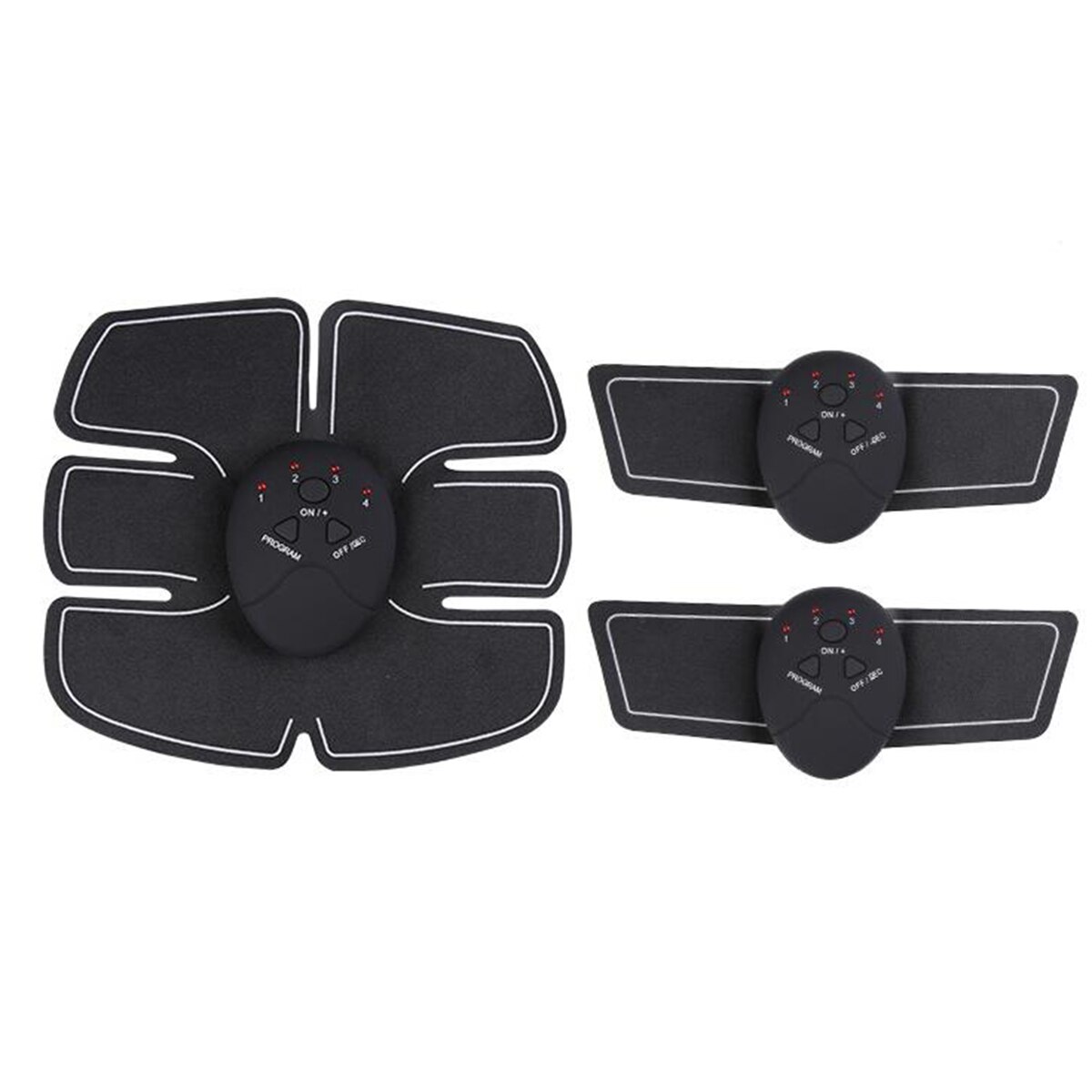 Toner de stimulateur d'abs de formateur de Muscle Abdominal de forme physique rechargeable d'usb 4 en 1 Applicable au bras et à la cuisse de taille d'abdomen