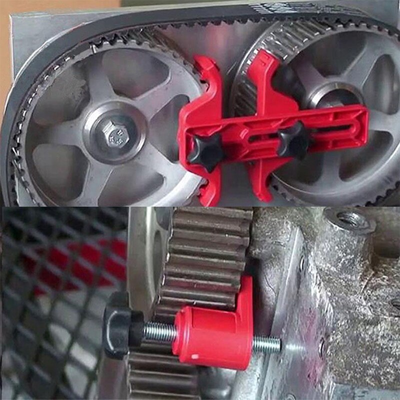 evil energy Car Dual Cam Clamp Camshaft Timing Sprocket Gear Locking Tool Gear Fixed Kit Car Master Cam Clamp Kit Repair Tools