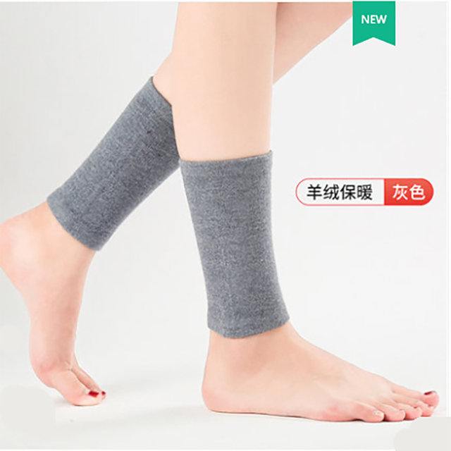 Kaschmir Knöchel Schutz Warme Schutz Winter Kalten Schutz Artefakt Männlich-weibliche Kalb Schutz Anti Verstauchung Scheuern Sockcove: 1Xgrey / M