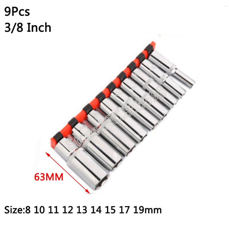 Socket Bit Joint Holder 1/4" 3/8" 1/2" Drive Adaptor Hex Shank Quick Release Adapter Converters Tool with Socket Rack Holder: NO5