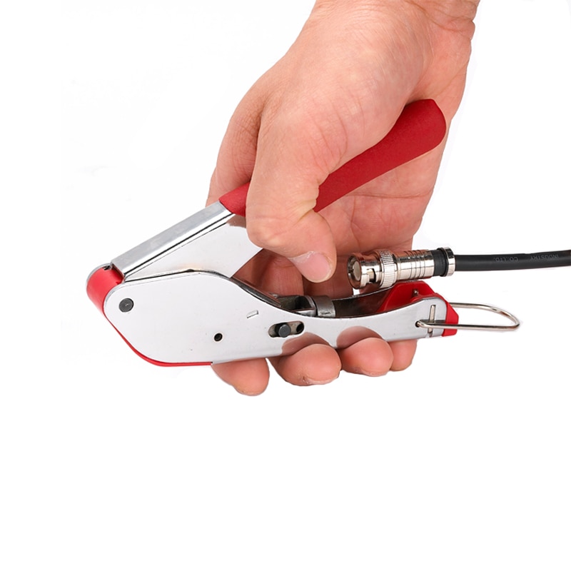 F Connectoren Coax Compressie Connector Crimp Tool Voor RG58 RG6 Kabel