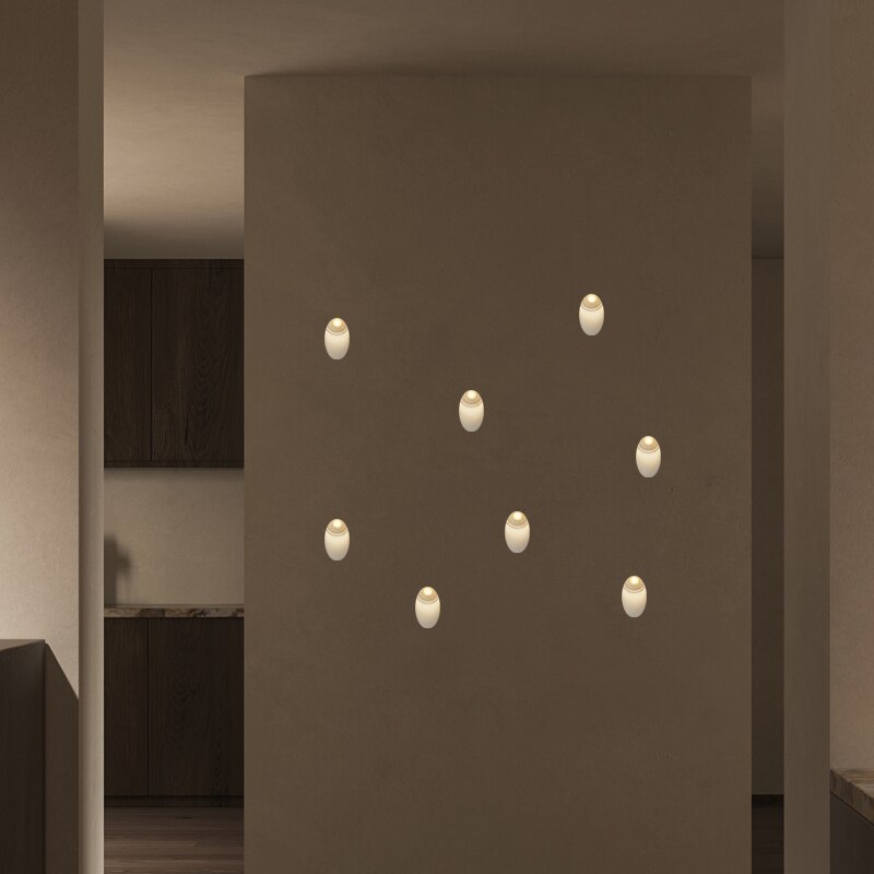 BRGT Gypsum Led Spot Lights Recessed Downligh MR16 GU10 Light Source Replaceable 7W 10W Square Focos Lamp 220V For Kitchen Home