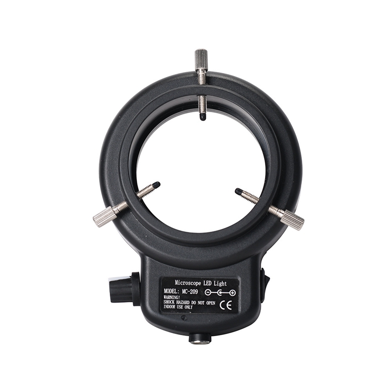 Microscope 144 LED Ring Light Adjustable Illumination Lamp for Industry Stereo Microscope Lens Camera with 110 V-240 V Adapter