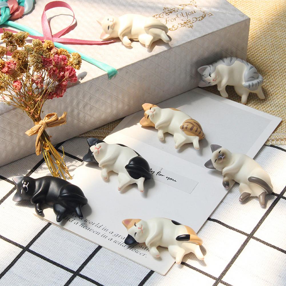 Fridge Magnet Cute Decorative Fridge Message Sticker Mini Cat Fridge Decor наклейки на холодильник наклейка на холодильник