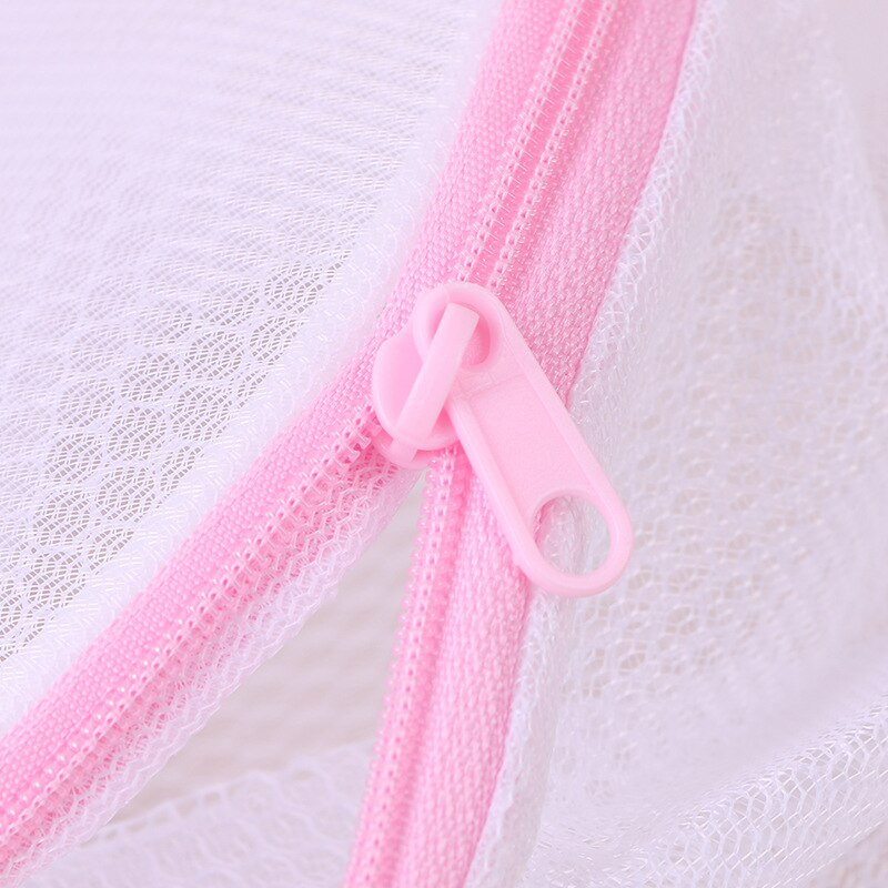 5 Sizes Mesh Laundry Wash Bags With Zip Clothes Organizer for Household Washing Machines Polyester Laundry Basket Container Net