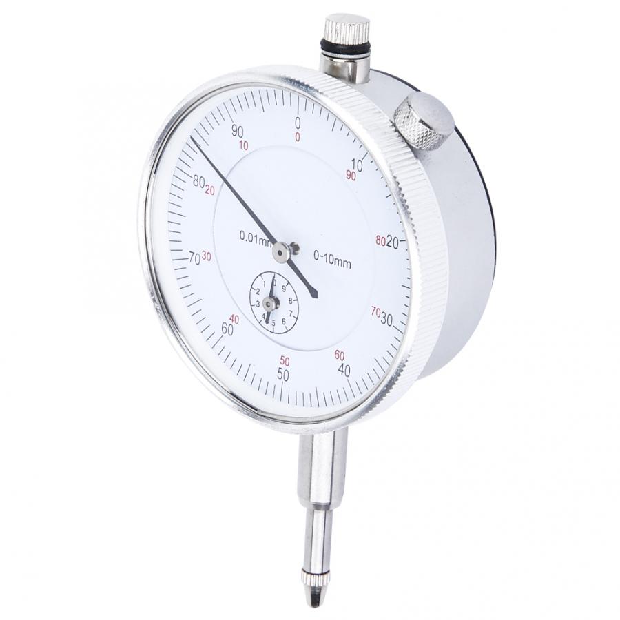 0-10mm Dial Gauge Mechanical Dial Test Indicator 0.01mm Dial Scale Gauge Measure Tool
