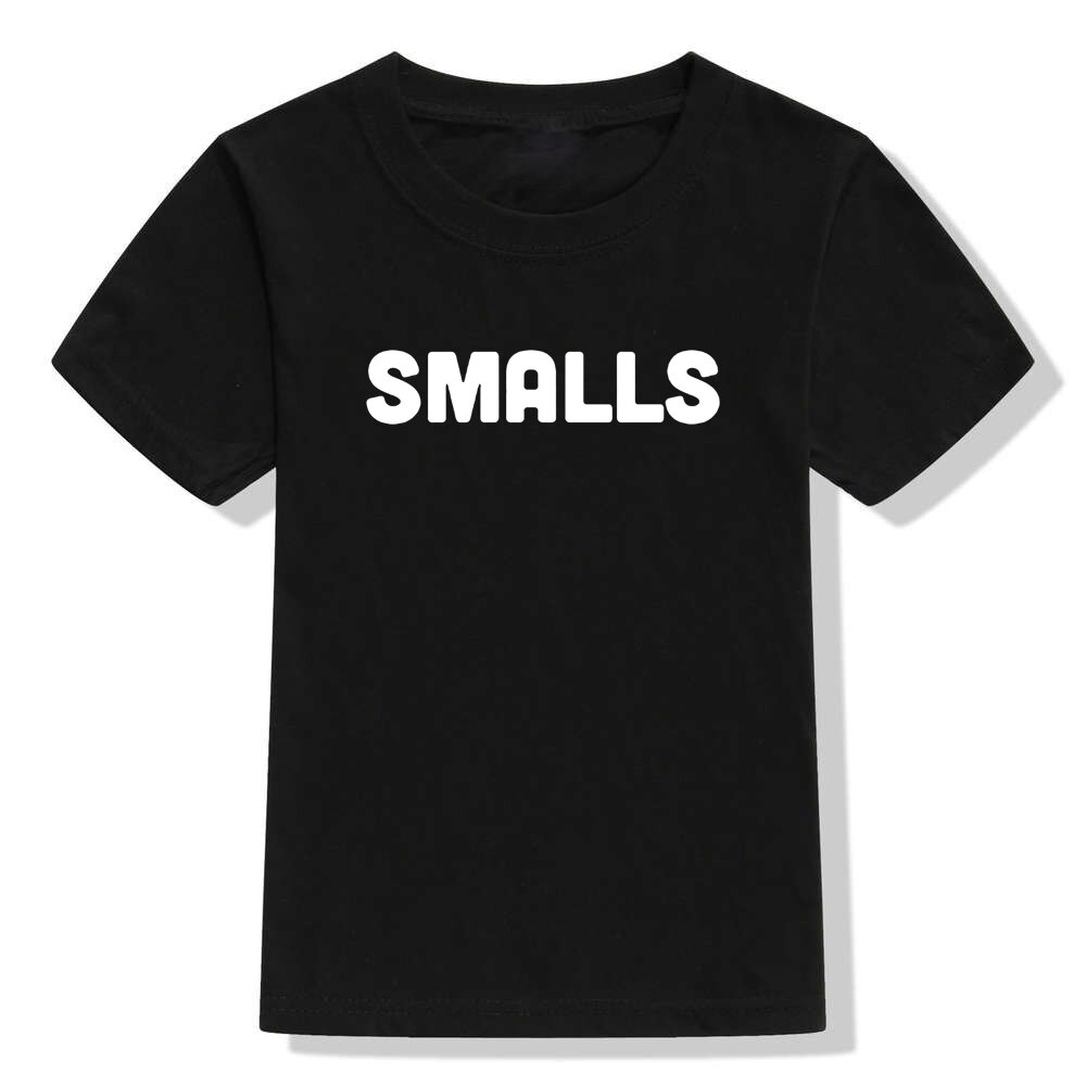 1Pcs Biggie En Smalls Kind Familie Bijpassende T-shirts Kids Meisje Jongen Tee Tops Broer Zus Zomer Korte Mouw t-shirts Mode