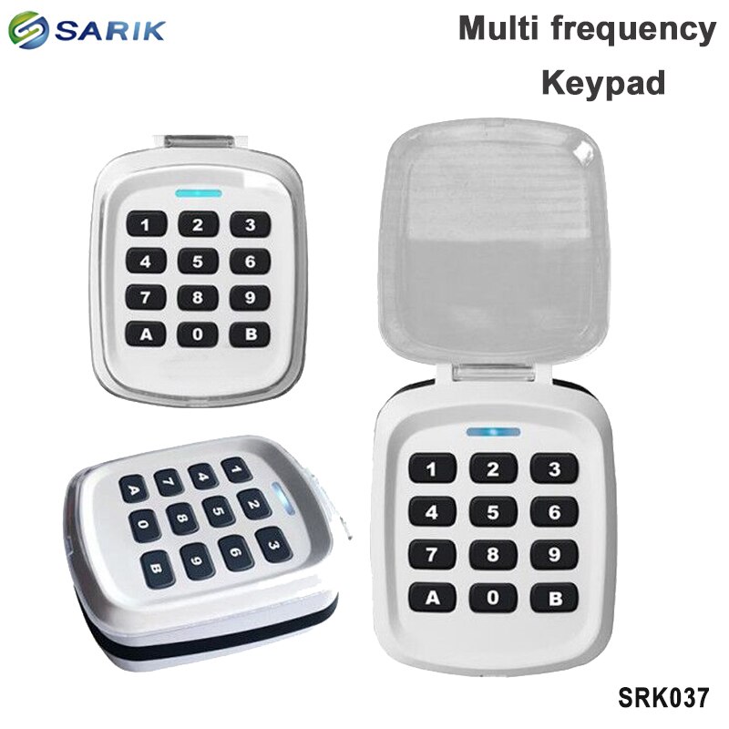 Waterproof multi code rolling code Touch 433mhz Garage Door Wireless Keypad Door Lock Remote Controller