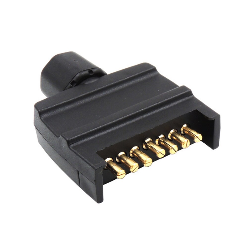 7-Pin Plug Trailer Adapter Waterdichte Truck Licht Connector Plug Voor Caravan Trailers Adapter Auto Socket Batterij Connectors