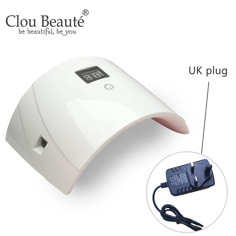 Clou Beaute 36W Led/Uv 30S 60S Timer Nail Lamp Infrarood Sensing Us/Eu/uk Plug Gel Nagellak Droger Manicure Lamp Uv Led Droger: UK