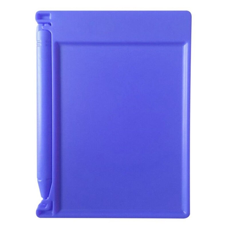 LCD Writing Tablet Paperless Memo Pad Writing Drawing Graphics Board 4.4 inch(blue)