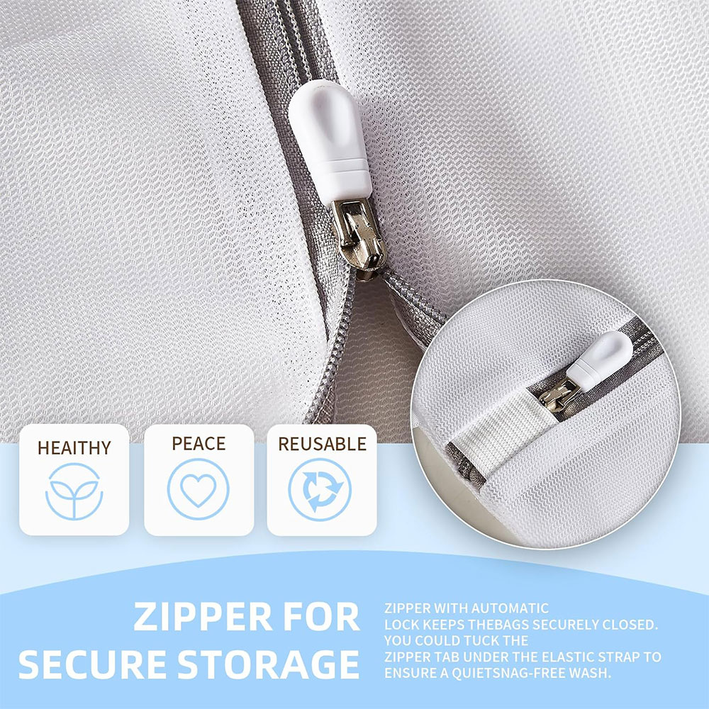 Herbruikbare mesh waszak voor bh's/schoenen/delicaat reisopslag en huisorganisatie Milieuvriendelijke waszakken Kledingorganizer