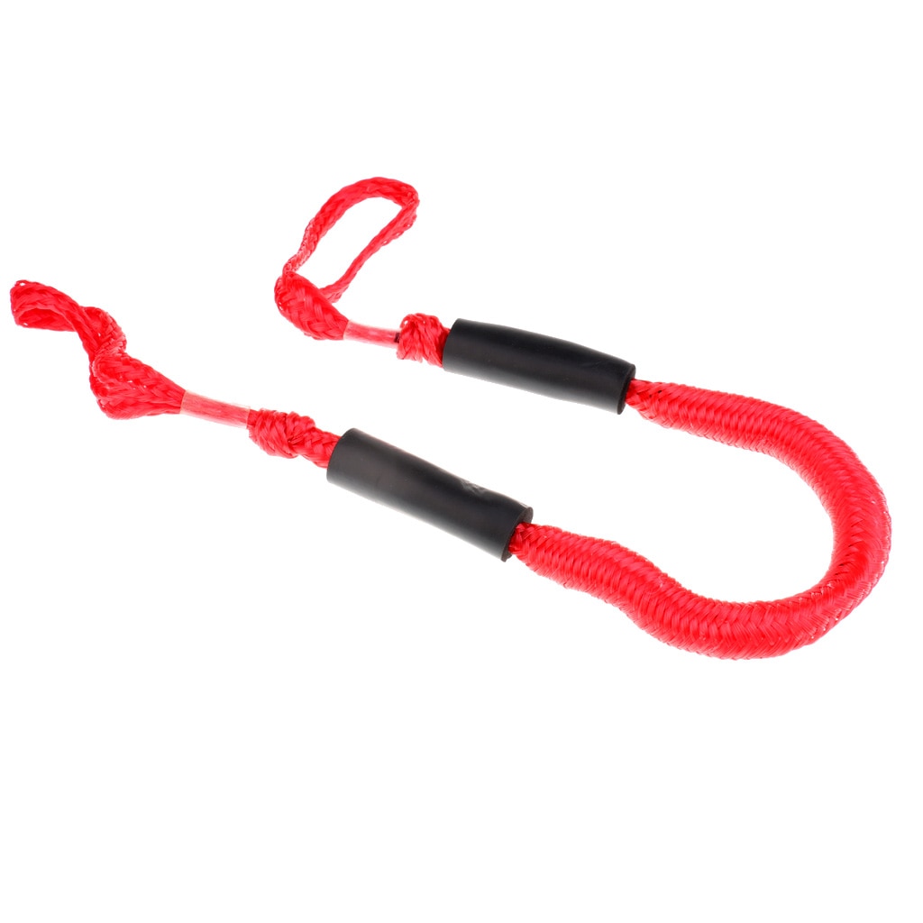Röd och blå 3.5ft marin bungee docka lina/båt förtöjningsrep bungee ties
