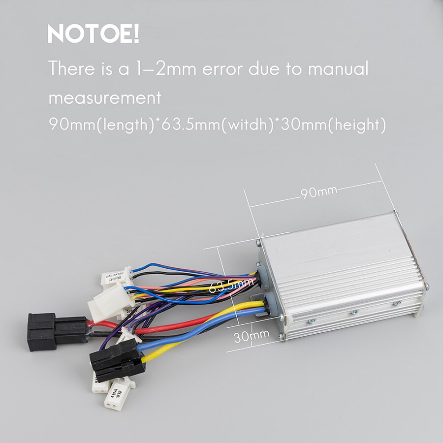 Electric Brushed Motor DC Controller 24V 36V 48V 250W-800W, Speed Controller For Electric Bicycle Scooter E-bike Accessories