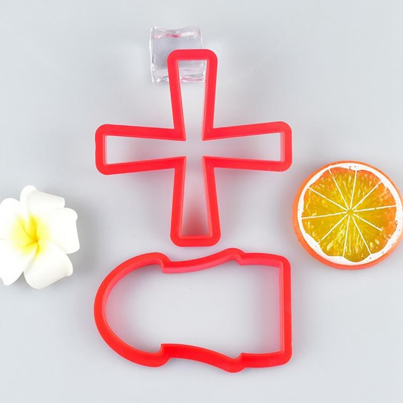 2PCS Windmill Cookie Cutter Easy to Clean Plastic DIY Biscuit Cutter Baking Tool Cookie Cake Mold DIY Cake Decorating Tools