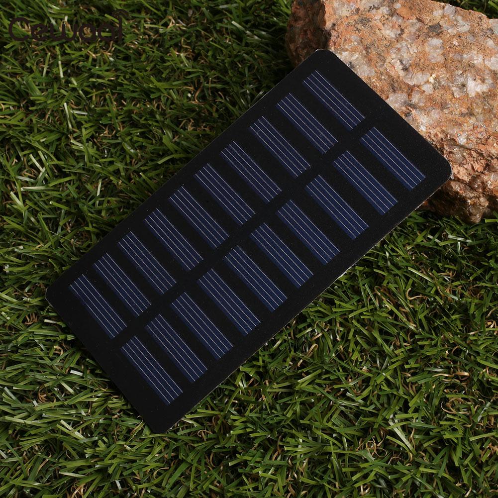 Solar Panel 5V Durable DIY Solar Cells 112X58mm Sun Power Photovoltaic Panels Portable 1.2W
