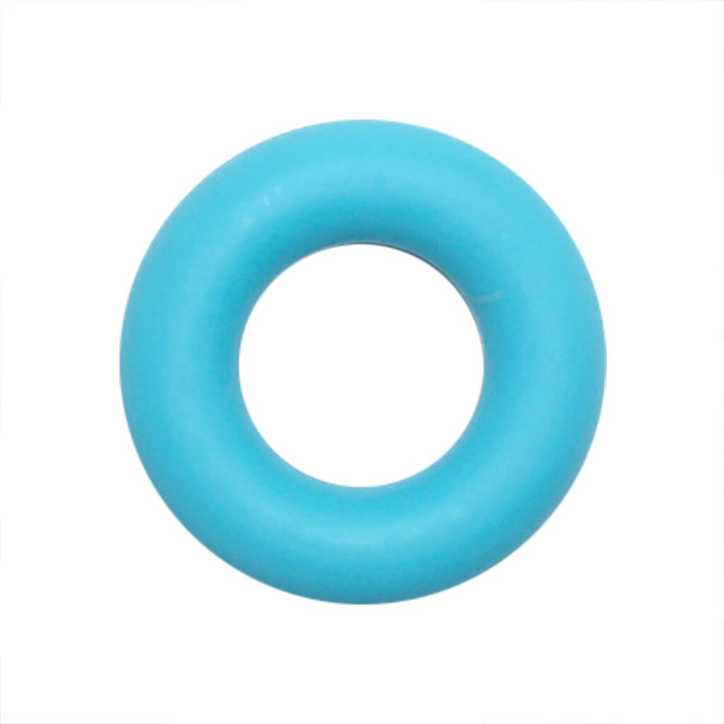1pcs Strength Hand Grip Ring Muscle Power Training Rubber Ring Fitness Body Building Carpal Expander Training Finger Ring #45: Black