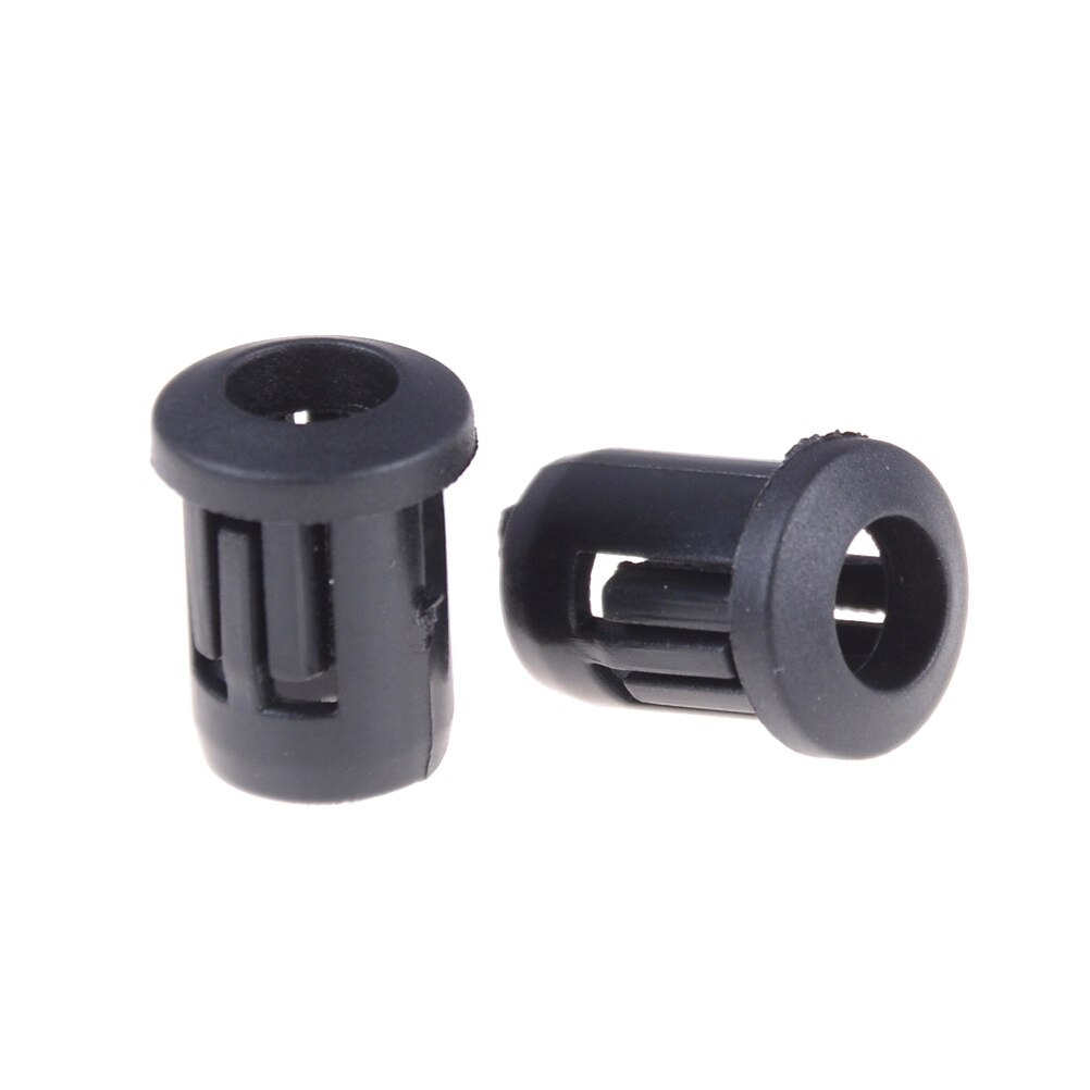 20pcs Black Plastic 3mm/5mm/8mm/10mm Lamp LED Diode Holder Black Clip Bezel Socket Mount