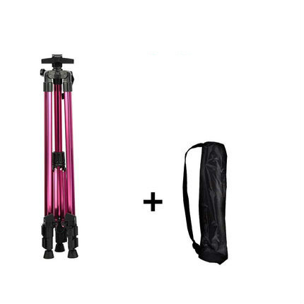 Aluminum Easel Portable Art Painting Shelf Collapsible Telescopic Iron Hand-painted Sketch Oil Painting Multi-function Tripod: red