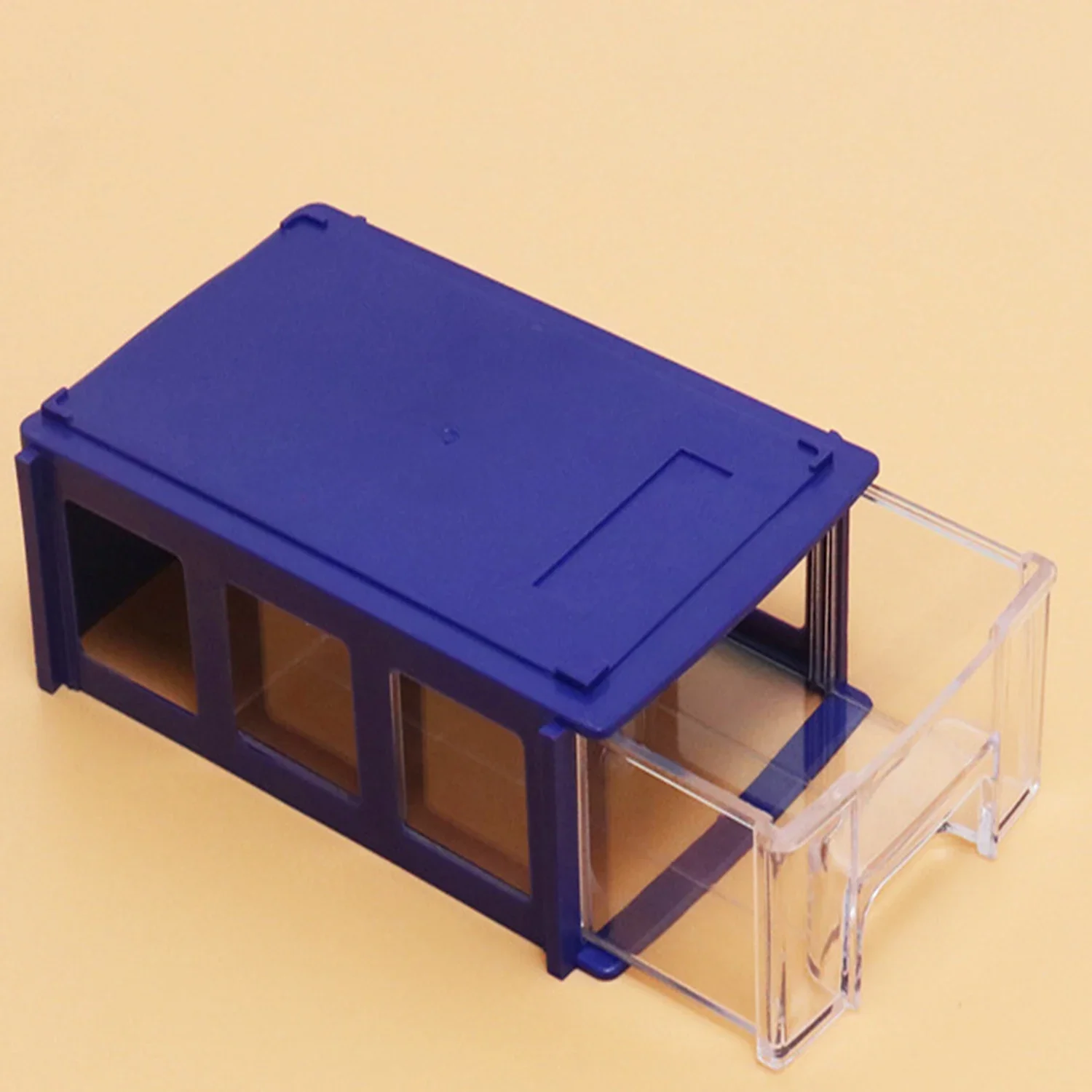 Stackable Storage Drawers, Plastic Drawers Organizer for Parts Screw Craft Organizer,Hardware Tool Box ,Plastic Toolbox: S / green