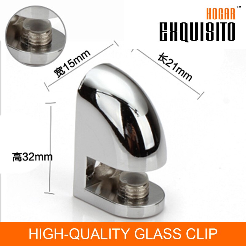Home Hardware Montage Glas F Klem Vaste Map Beugel Beugel Accessoires Card Clip Glas-Plaat EH110-12